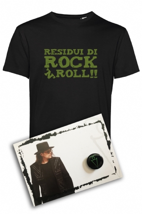 T-shirt  Residui di R 'n' R Verde + cartolina e pins