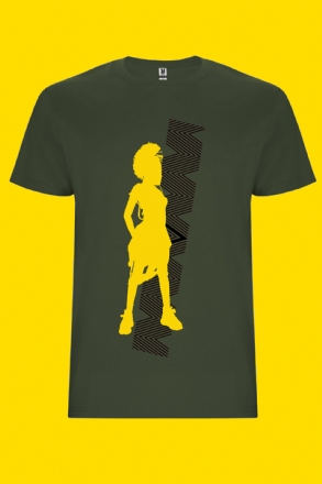 t-shirt verde Silhouette