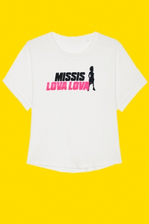 t-shirt bianca Missis Lova Lova