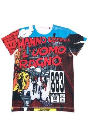 T-shirt allover Uomo Ragno