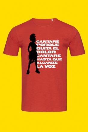 t-shirt fiammata rossa Cantarè