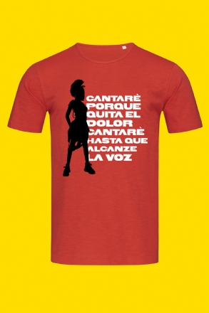 t-shirt fiammata rossa Cantar