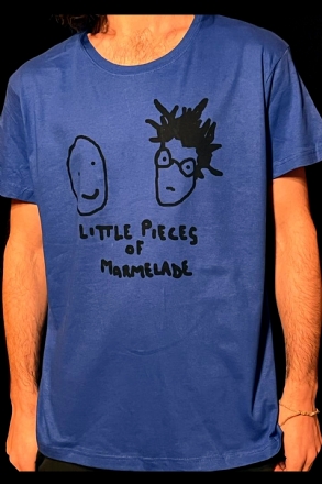 T-shirt Blu Face