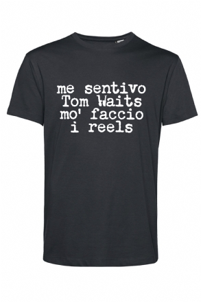 t-shirt grigia Tom Waits