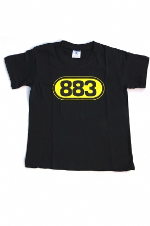 T-shirt nera baby 883