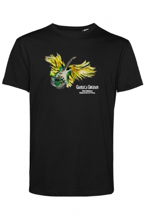 T-shirt nera Chitarra Ali