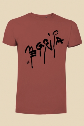 T-shirt ruggine Negrita scritta