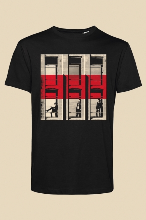 T-shirt nera Junior Crop Trio