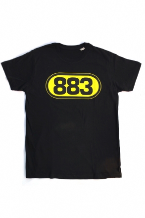 T-shirt unisex nera 883