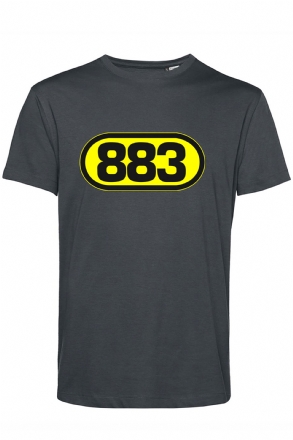 T-shirt unisex grigia 883
