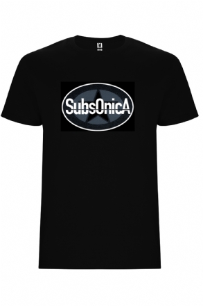t-shirt nera logo classic