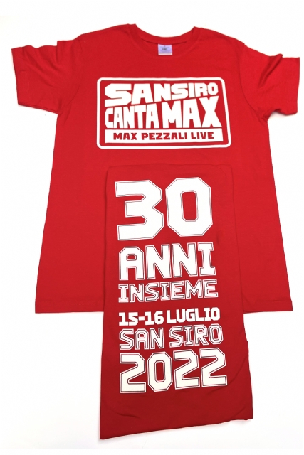 T-shirt Canta Max Rossa + fascetta + patch - 1