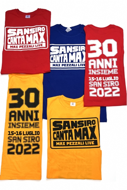 T-shirt Canta Max Rossa + fascetta + patch - 2
