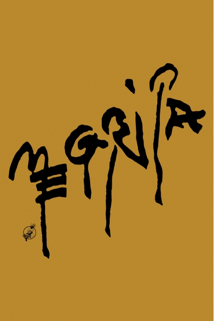 T-shirt senape Negrita scritta - 2