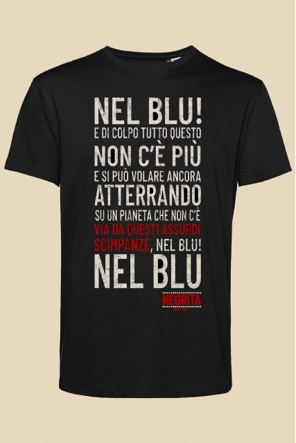 T-shirt nera Nel Blu - 1