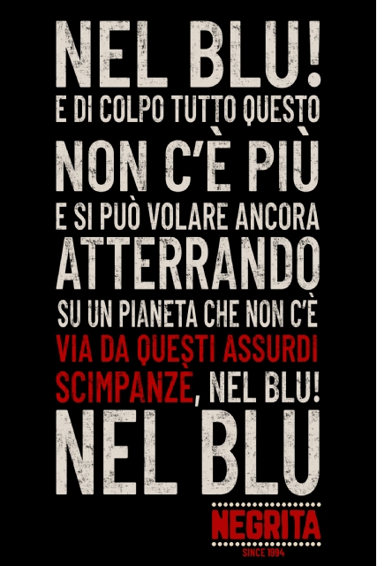 T-shirt nera Nel Blu - 2