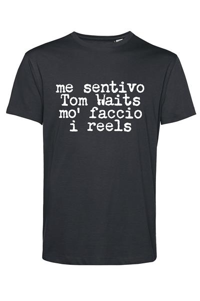 t-shirt grigia Tom Waits